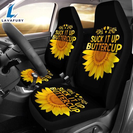 Best Sunflowers Shut It Up Premium Custom Car Seat Covers Decor Protector