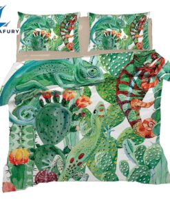 Cactus Cartoon Print 3D Bedding…