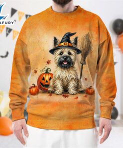 Cairn Terrier Dog In Spooky…