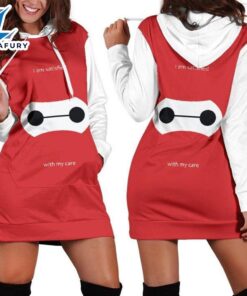 Cartoon Character Baymax Face Hoodie…