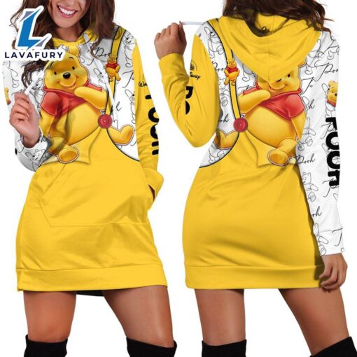 Cartoon Character Fall Winnie The Pooh Hoodie All Over Printed 3D Unisex Men Women