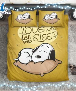 Cartoon Character Lazy Snoopy Bedding…