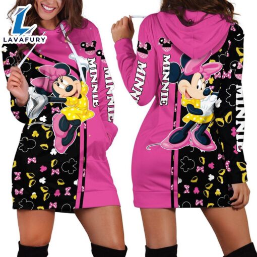 Cartoon Character Love Minnie Pattern Ver2 Hoodie All Over Printed 3D Unisex Men Women