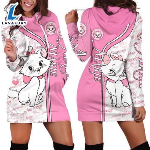 Cartoon Character Marie Cat The Aristocat Hoodie All Over Printed 3D Unisex Men Women