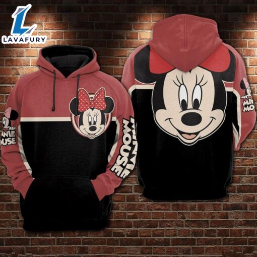 Cartoon Character Minnie Vintage Hoodie All Over Printed 3D Unisex Men Women