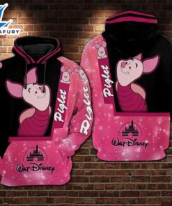 Cartoon Character Piglet Hiding Hoodie…