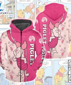 Cartoon Character Piglet Love Hoodie…