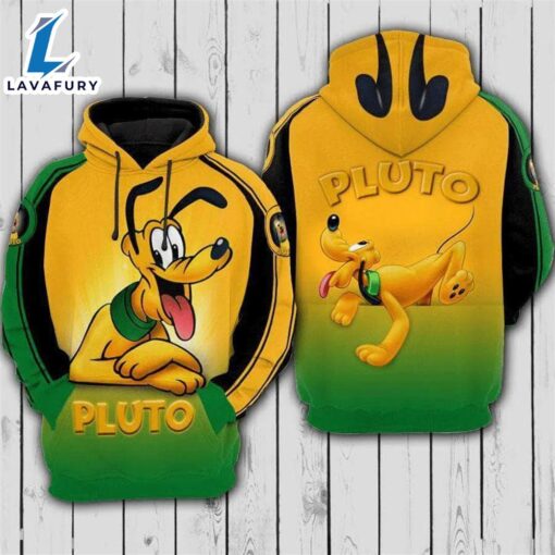 Cartoon Character Pluto Ears Hoodie All Over Printed 3D Unisex Men Women