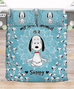 Cartoon Character Snoopy Spirit Bedding…