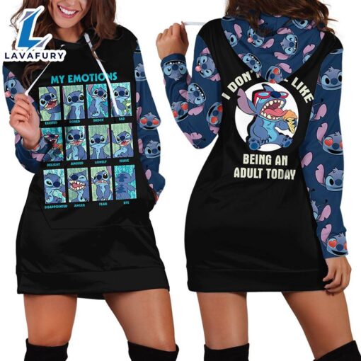 Cartoon Character Stitch Adult Hoodie All Over Printed 3D Unisex Men Women