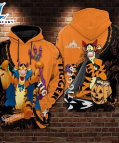 Cartoon Character Tigger Halloween Hoodie…