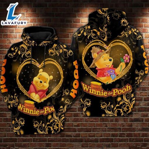 Cartoon Character Winnie The Pooh Decor Hoodie All Over Printed 3D Unisex Men Women