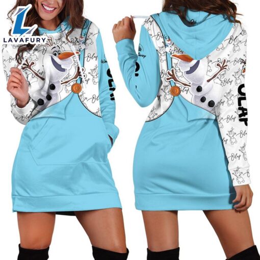 Cartoon Frozen Fall Olaf Hoodie All Over Printed 3D Unisex Men Women