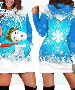 Cartoon Peanuts Snoopy White Snow Hoodie All Over Printed 3D Unisex Men Women