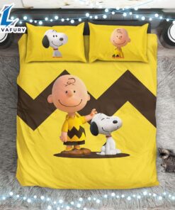 Cartoon Snoopy Friends Bedding Set…