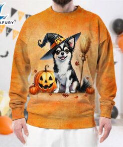 Chihuahua Dog In Spooky Autumn…