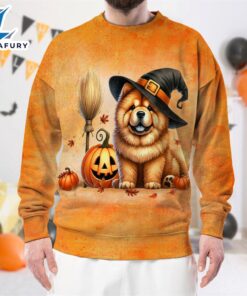 Chow Chow Dog In Spooky…