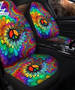 Colorful Hippie Mandala Sunflower Premium…