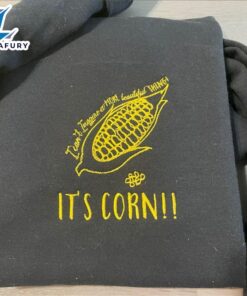 Merry Christmas Corn! Embroidered Sweatshirt…