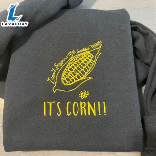 Merry Christmas  Corn! Embroidered Sweatshirt Gift Christmas