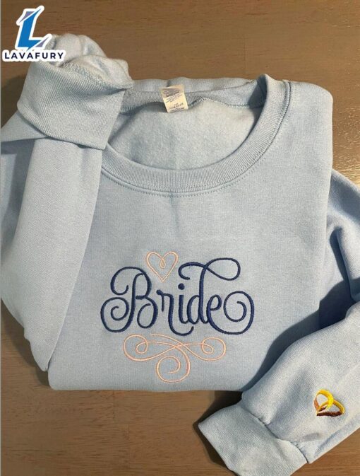 Merry Christmas  Custom Bride Embroidered Sweatshirt Gift Christmas