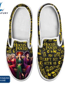 Custom Name HP Witch Movie Slip On Shoes