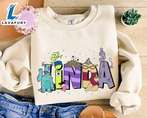 Custom Name Monster Inc Characters Disney Shirt