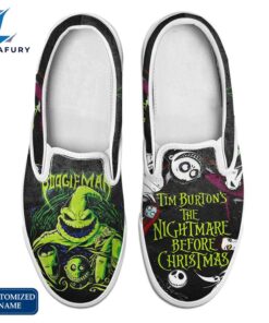 Custom Name TNBC Horror Movie Slip On Shoes