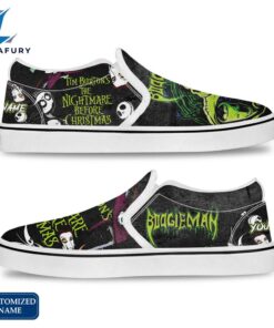 Custom Name TNBC Horror Movie Slip On Shoes