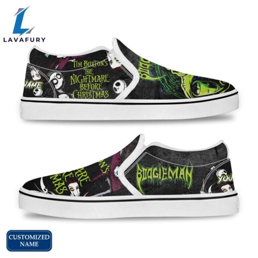 Custom Name TNBC Horror Movie Slip On Shoes