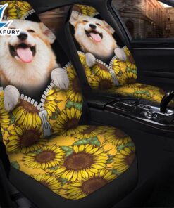 Cute Sunflower Corgi Premium Custom…