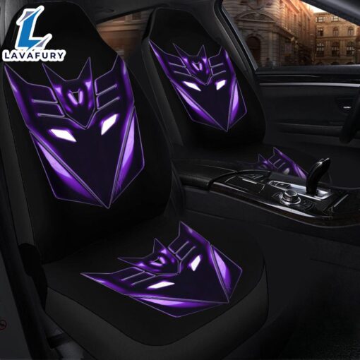 Decepticon Transformers Premium Custom Car Seat Covers Decor Protector