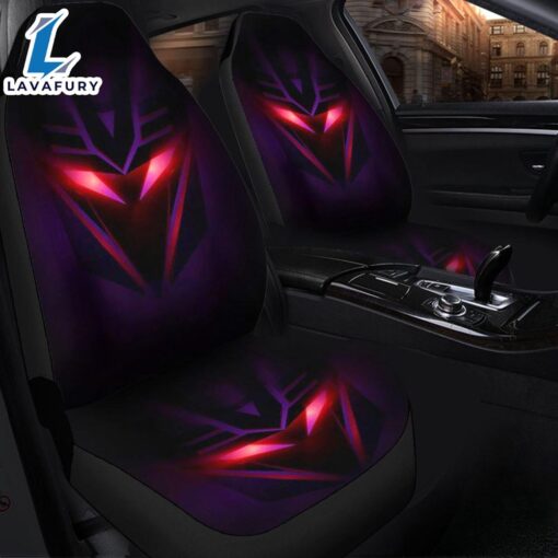 Decepticons Night Logo Premium Custom Car Seat Covers Decor Protectors