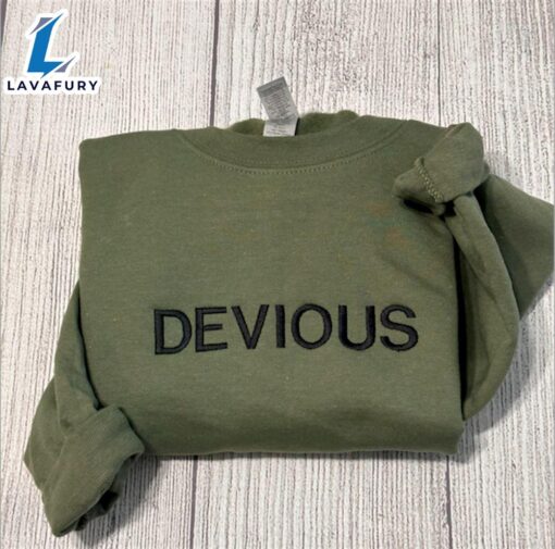 Merry Christmas  Devious Funny Embroidered Sweatshirt Gift Christmas