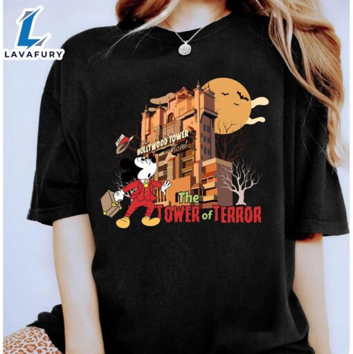 Disney Mickey Mouse Tower of Terror Halloween Shirt