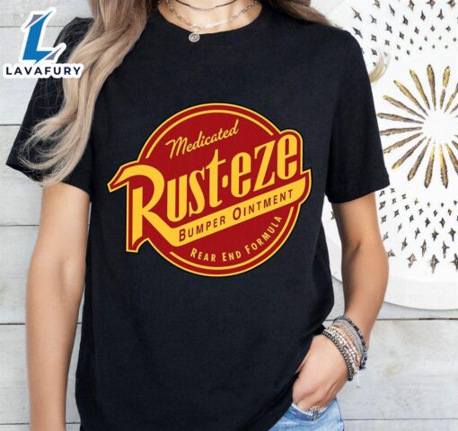 Disney Pixar Cars 2 Rust-Eze Ointment Logo Graphic T-Shirt