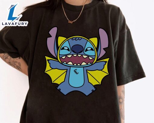 Disney Stitch Bat Halloween Costume T-Shirt