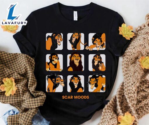 Disney The Lion King Scar Moods Poster T-Shirt