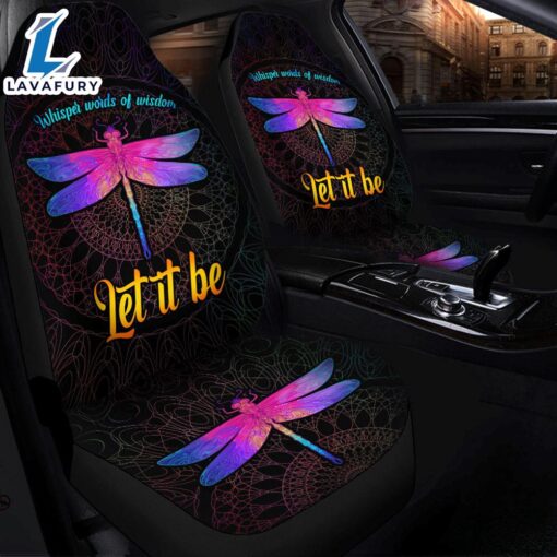 Dragon Fly Mandala Let It Be Car Seat Cover