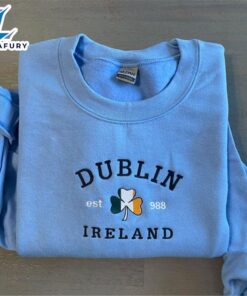 Merry Christmas Dublin Ireland Embroidered…