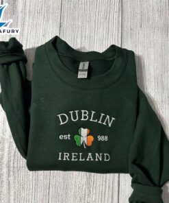 Merry Christmas Dublin Ireland Embroidered…