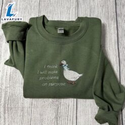 Merry Christmas Embroidered Silly Goose…