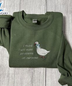 Merry Christmas Embroidered Silly Goose…