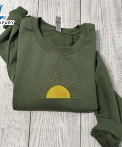 Merry Christmas Embroidered Sun Sweatshirt…