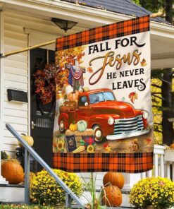 Fall Pumpkins Truck Flag Fall…