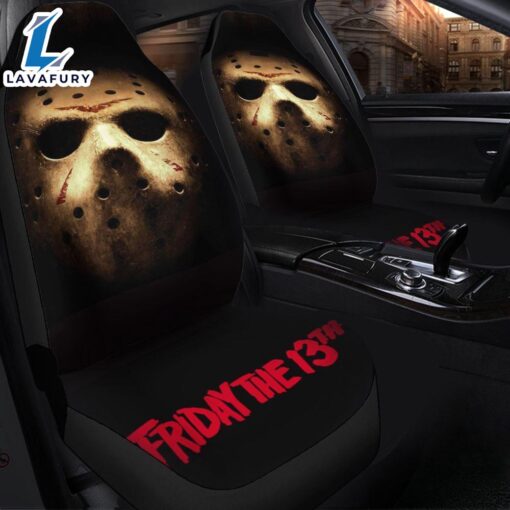 Friday The 13th Jason Voorhees Horror Movies Premium Custom Car Seat Covers Decor Protectors