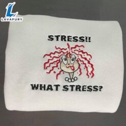 Merry Christmas Funny Stress Embroidered…