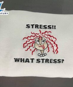 Merry Christmas Funny Stress Embroidered…