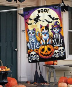 Halloween Black Cat Boo Spooky…