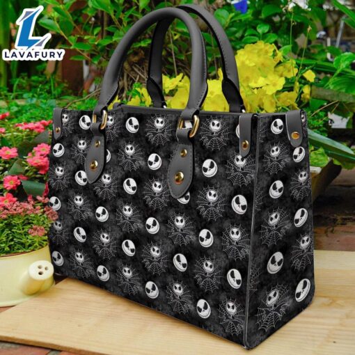 Halloween Christmas 2024 Jack Skellington 3D Leather Handbag Print